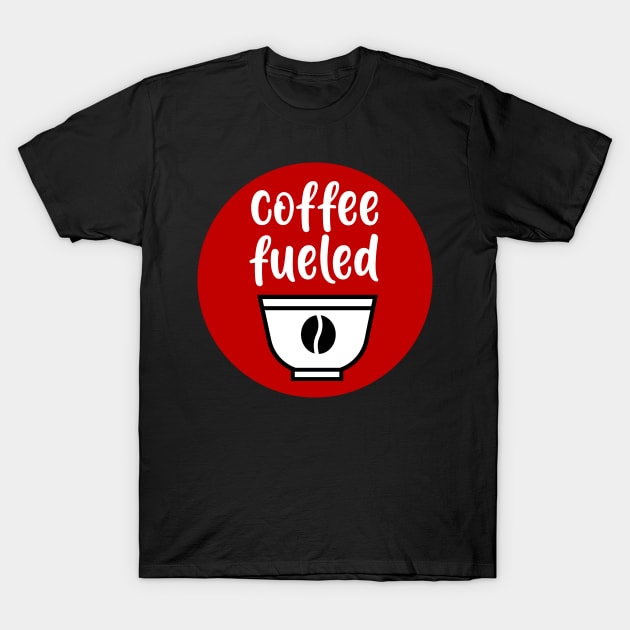 coffee fueled, minimalist design. T-Shirt by JJadx